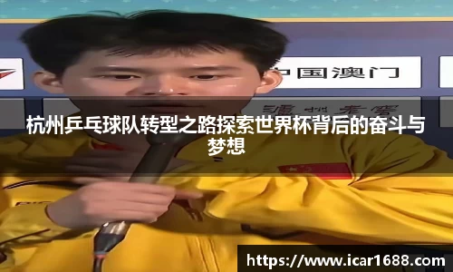 杭州乒乓球队转型之路探索世界杯背后的奋斗与梦想
